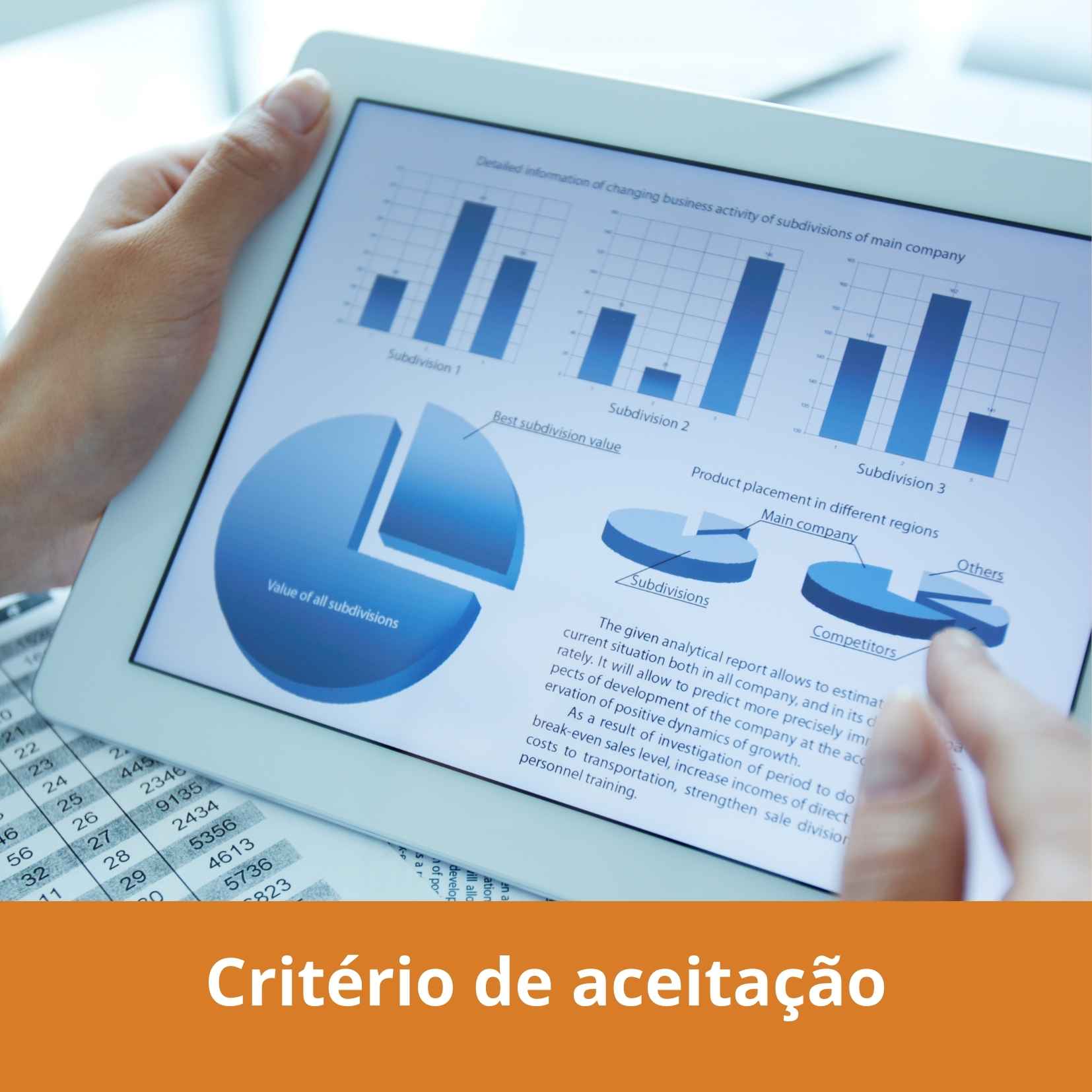 Critérios De Aceitação Do Projeto Exemplo